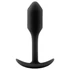 Kép 1/9 - b-vibe Snug Plug 1 - anál plug belső súllyal (55g) - fekete
