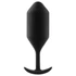 Kép 2/9 - b-vibe Snug Plug 4 - dupla golyós anál plug (257g) - fekete