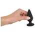Kép 6/11 - Black Velvet Heavy - 75g-os anál plug (fekete)