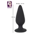 Kép 10/11 - Black Velvet Heavy - 75g-os anál plug (fekete)