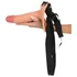 Kép 8/19 - Realistixxx Strap-on - felcsatolható, üreges dildó (natúr)