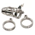 Kép 8/21 - You2Toys - Chastity Cage - fém pénisz ketrec, lakattal