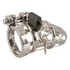 Kép 12/21 - You2Toys - Chastity Cage - fém pénisz ketrec, lakattal