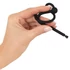 Kép 5/19 - Penisplug - szilikon húgycsőtágító makkgyűrűvel (0,6mm) - fekete