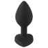 Kép 6/13 - You2Toys Butt Plug - fehér köves anál plug (fekete)