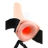 Kép 8/9 - Fetish Strap-On 8 - felcsatolható, üreges vibrátor (natúr)