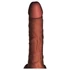 Kép 8/11 - King Cock Plus 7,5 - herés lökő vibrátor (barna)
