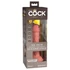 Kép 1/13 - King Cock Elite 6 - élethű vibrátor 15cm (sötét natúr)