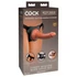 Kép 1/11 - King Cock Elite Comfy - felcsatolható dildó hámmal (sötét natúr)