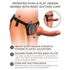 Kép 10/11 - King Cock Elite Comfy - felcsatolható dildó hámmal (sötét natúr)