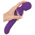 Kép 12/21 - Javida Wand & Pearl - 2in1 masszírozó vibrátor (lila)