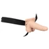 Kép 6/21 - You2Toys Strap-on - üreges, felcsatolható vibrátor (natúr)