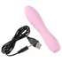 Kép 12/15 - Cuties Mini 3 - akkus, vízálló, bordázott vibrátor (pink)