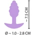 Kép 14/15 - Cuties Mini Butt Plug - szilikon anál plug - lila (2,8cm)