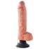 Kép 1/13 - King Cock 10 tapadókorongos vibrátor (25 cm) - natúr