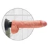 Kép 8/13 - King Cock 10 tapadókorongos vibrátor (25 cm) - natúr