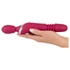 Kép 12/19 - Javida Thrusting - 3in1 masszírozó vibrátor (piros)