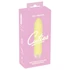 Kép 1/11 - Cuties Mini Yellow - akkus, szilikon rúdvibrátor (sárga)