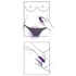 Kép 14/17 - SMILE Panty - akkus, rádiós csikló vibrátor (lila)