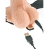 Kép 12/15 - Fetish Strap-On 6 - felcsatolható, üreges vibrátor (natúr)