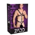 Kép 20/21 - ZADO - bőr férfi testhám body - fekete (S-L)