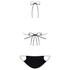 Kép 10/13 - / Obsessive Goldivia - fényes, nyakpántos bikini (arany-fekete)