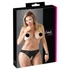 Kép 1/9 - Cottelli Plus Size - csipkés, nyitott bugyi (fekete)