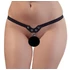 Kép 2/11 - Fetish - szegecses, láncos tanga - fekete (S-L)