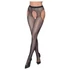 Kép 2/15 - Cottelli Legwear - nyitott, csillogó harisnya - fekete (S-L)