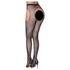 Kép 8/15 - Cottelli Legwear - nyitott, csillogó harisnya - fekete (S-L)