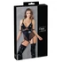 Kép 1/13 - Cottelli Bondage - fényes body bilinccsel (fekete)