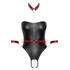 Kép 8/11 - Cottelli Bondage - fényes body és kar bilincs (fekete)