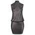 Kép 8/11 - Cottelli Plus Size - fényes chiffon ruha (fekete)