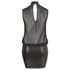 Kép 10/11 - Cottelli Plus Size - fényes chiffon ruha (fekete)