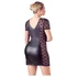 Kép 8/11 - Cottelli Plus Size - masnis, csipkés kombinált ruha (fekete)