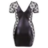 Kép 10/11 - Cottelli Plus Size - masnis, csipkés kombinált ruha (fekete)