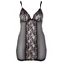 Kép 10/13 - Cottelli Plus Size - csipkés átlátszó hálóing (fekete)