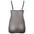 Kép 12/13 - Cottelli Plus Size - csipkés átlátszó hálóing (fekete)