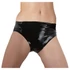 Kép 2/9 - LATEX - női bugyi belső dildóval (fekete)