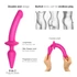 Kép 2/6 - / Strap-on-me Swith Semi-Realistic S - 2in1 szilikon dildó (pink)