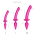 Kép 5/6 - / Strap-on-me Swith Semi-Realistic XXL - 2in1 dildó (pink)