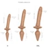 Kép 5/6 - / Strap-on-me Swith Realistic XXL - 2in1 szilikon dildó (natúr)