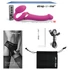 Kép 5/6 - Strap-on-me M - felcsatolható, léghullámos vibrátor (pink)