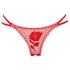 Kép 12/14 - Panty Rose - rózsaszálba rejtett tanga - piros (S-L)