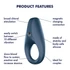 Kép 12/13 - Satisfyer Rocket Ring - vízálló, vibrációs péniszgyűrű (kék)