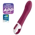 Kép 1/17 - Satisfyer Big Heat - akkus, melegítő G-pont vibrátor (piros)