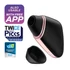 Kép 14/19 - Satisfyer Love Triangle - okos léghullámos csiklóizgató (fekete)