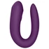 Kép 2/19 - Satisfyer Double Joy - okos, vízálló párvibrátor (lila)