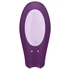 Kép 4/19 - Satisfyer Double Joy - okos, vízálló párvibrátor (lila)
