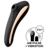 Kép 1/4 - Satisfyer Dual Kiss - akkus hüvelyi és csikló vibrátor (fekete)